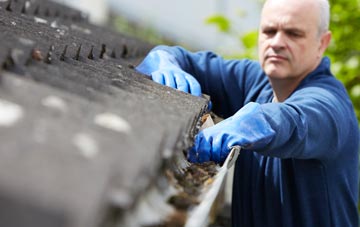 cleaning and inspecting Barnluasgan roofs